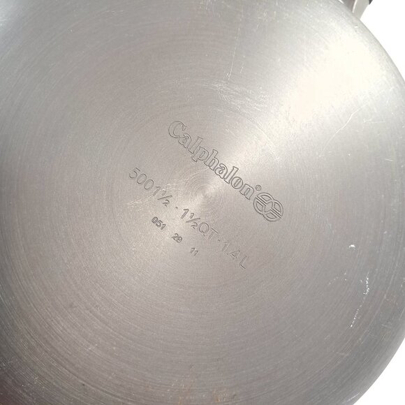 Calphalon 5001 1/2 1 1/2qt sauce pan nonstick hard anodized sauté saucepan - Picture 8 of 13